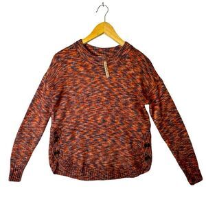 NWT MADEWELL Space-Dyed Birchmont Side-Button Pullover Sweater Size XXS